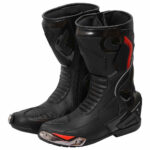 Motorbike-Black-Red-Leather-Shoes