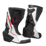 Motorbike-Red-Black-Leather-Shoes