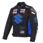 Corelli MG Suzuki Blue Textile Motorcycle Jacket - Image 3