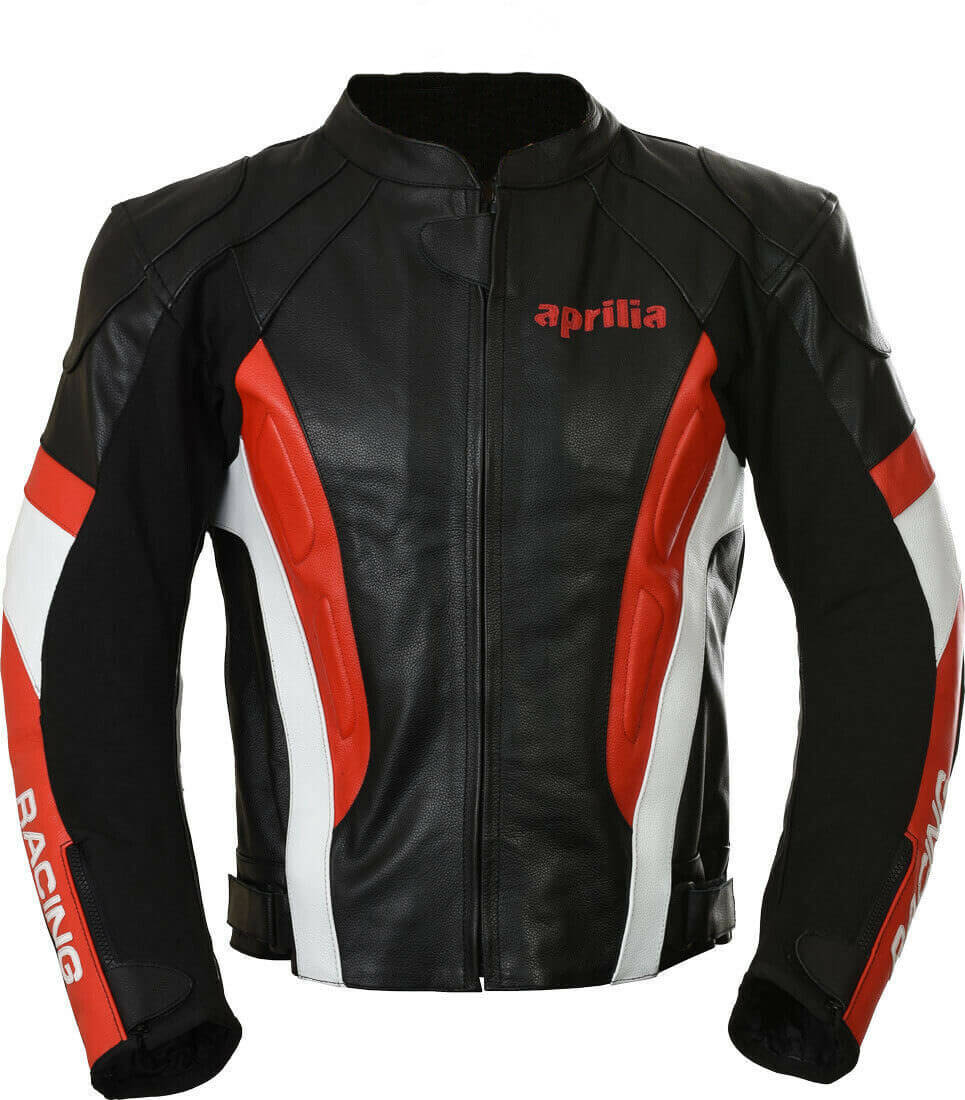 Aprilia-Motorcycle-black-And-Red-Racing-Leather-Jacket-1.jpg Aprilia Motorcycle black And Red Racing Leather Jacket - Image 1