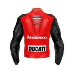 Aruba.it Ducati Corse Motorcycle Racing Leather Jacket - Image 2