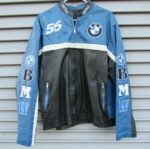 BMW 56 Motorcycle Racing Leather Jacket