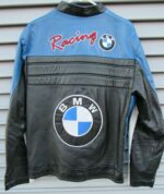 BMW 56 Motorcycle Racing Leather Jacket - Image 2