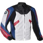 BMW black and Red Racing Motorbike Leather Jacket