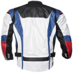 BMW black and Red Racing Motorbike Leather Jacket - Image 2