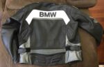 BMW Motorcycle Black And White Leather Jacket - Image 2