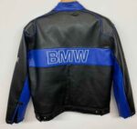 BMW Motorcycle Black Racing Leather Jacket - Image 2
