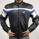 BMW Motorrad Motorcycle Black Leather Jacket