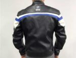 BMW Motorrad Motorcycle Black Leather Jacket - Image 3