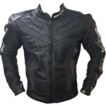 BMW Motorrad Motorcycle Racing Black Leather Jacket