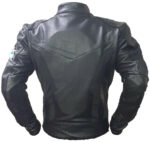 BMW Motorrad Motorcycle Racing Black Leather Jacket - Image 3