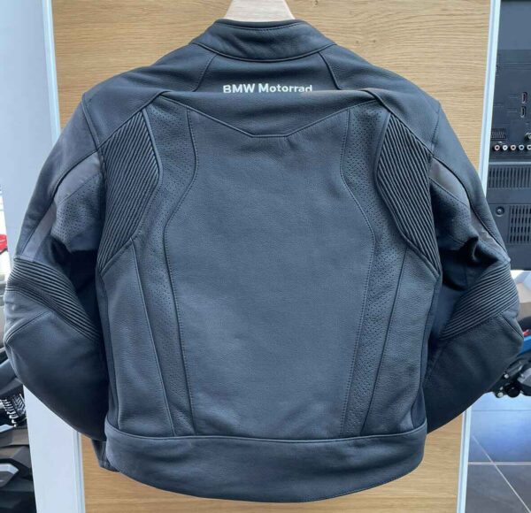 BMW Motorrad Roadster Motorcycle Black Leather Jacket - Image 2