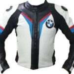 BMW Motorrad White Motorcycle Racing Leather Jacket