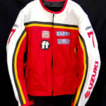 Barry Sheene Suzuki Motorcycle Racing Leather Jacket