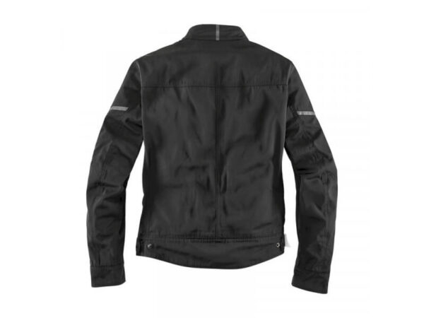 Black BMW Motorcycle Two Way Zipper Jacket - Image 2