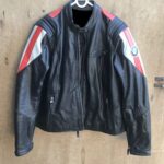 Black BMW Motorrad Motorcycle Racing Leather Jacket