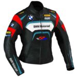 Black BMW Motorrad Motorcycle SRR 1000 Leather Jacket
