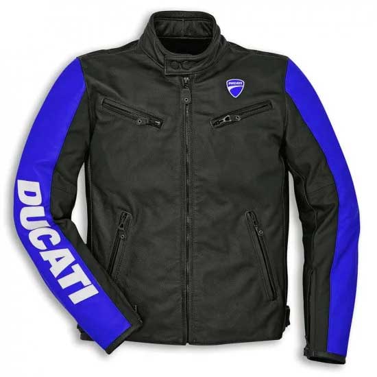 Black-Blue-Ducati-Motorcycle-Racing-Leather-Jacket-1.jpg Black Blue Ducati Motorcycle Racing Leather Jacket - Image 1