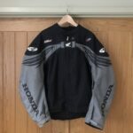 Black Gray Honda Motorcycle Joe Rocket Textile Jacket