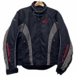 Black Gray Honda Motorcycle Textile Jacket