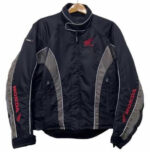 Black Gray Honda Motorcycle Textile Jacket