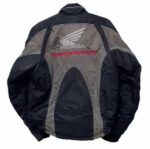 Black Gray Honda Motorcycle Textile Jacket - Image 3