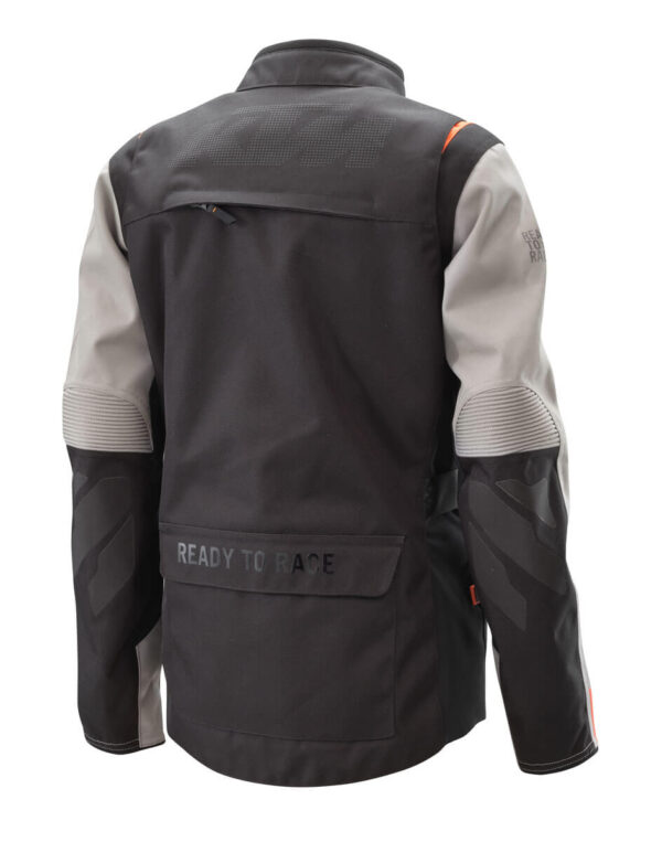 Black Gray KTM Motorcycle Textile Jacket - Image 2