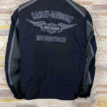 Black Harley Davidson Motorcycle Racing Jacket
