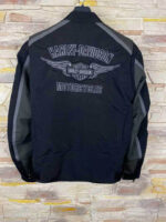 Black Harley Davidson Motorcycle Racing Jacket