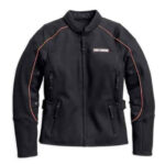 Black Harley Davidson Motorcycle Riding Jacket