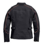 Black Harley Davidson Motorcycle Riding Jacket - Image 2