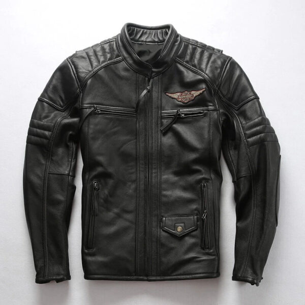 Black Harley Davidson Passion Velocity Leather Jacket - Image 2