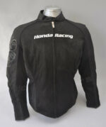Black Honda Motorcycle Racing Textile Jacket