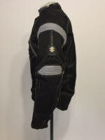 Black Suzuki GSXR Motorcycle Racing Textile Jacket - Image 2