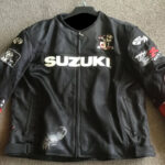 Black Suzuki Motorcycle Joe Rocket Racing Textile Jacket