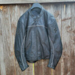 Black Suzuki Motorcycle Racing Leather Jacket