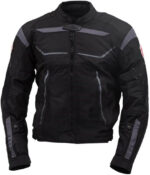Black Suzuki Motorcycle Racing Mesh Jacket