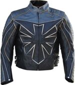 Black Triumph Motorcycle Leather Jacket
