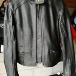 Black Triumph Motorcycle Racing Leather Jacket