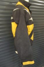 Black Yellow Suzuki GSXR Motorcycle Racing Textile Jacket - Image 2