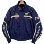 Blue Honda Team Motorcycle Racing Textile Jacket