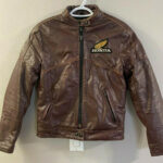 Brown Honda Motorcycle Racing Leather Jacket