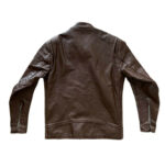 Brown Suzuki Motorcycle Racing Leather Jacket - Image 2
