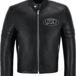 Buell Motorcycle Racing Leather Black Jacket