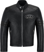 Buell Motorcycle Racing Leather Black Jacket