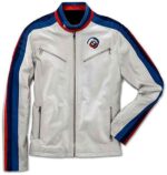 Classical BMW White Leather Jacket