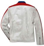 Classical BMW White Leather Jacket - Image 2