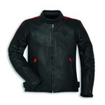 Ducati Black Motorcycle Racing Leather Jacket