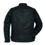 Ducati Black Motorcycle Racing Leather Jacket - Image 2