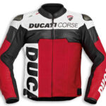 Ducati Corse Motorcycle Racing Leather Jacket